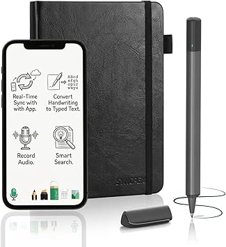 SyncPen Digital Notebook Smart Pen Set | Real Time Sync from Paper to App, Bluetooth Pen with OCR and Audio Recording | Gift for Students, Creators & Professionals