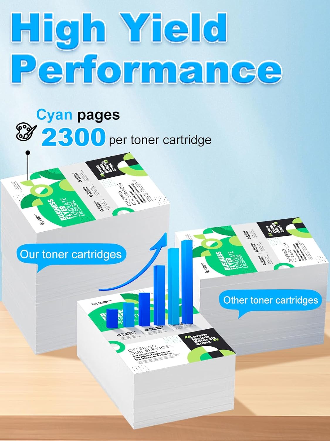 USUPERINK Toner Cartridge Compatible for HP CF411A 410A to use with Color Laser Jet Pro M477fdw M477fdn MFPM477fnw M452dw 452dn 452nw MFP M377dw Printer Ink (Cyan, 1-Pack)