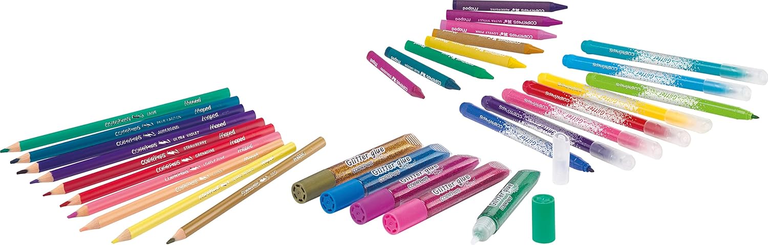 Maped Color Peps Glittering Paint Kit, 984722, 31 Piece