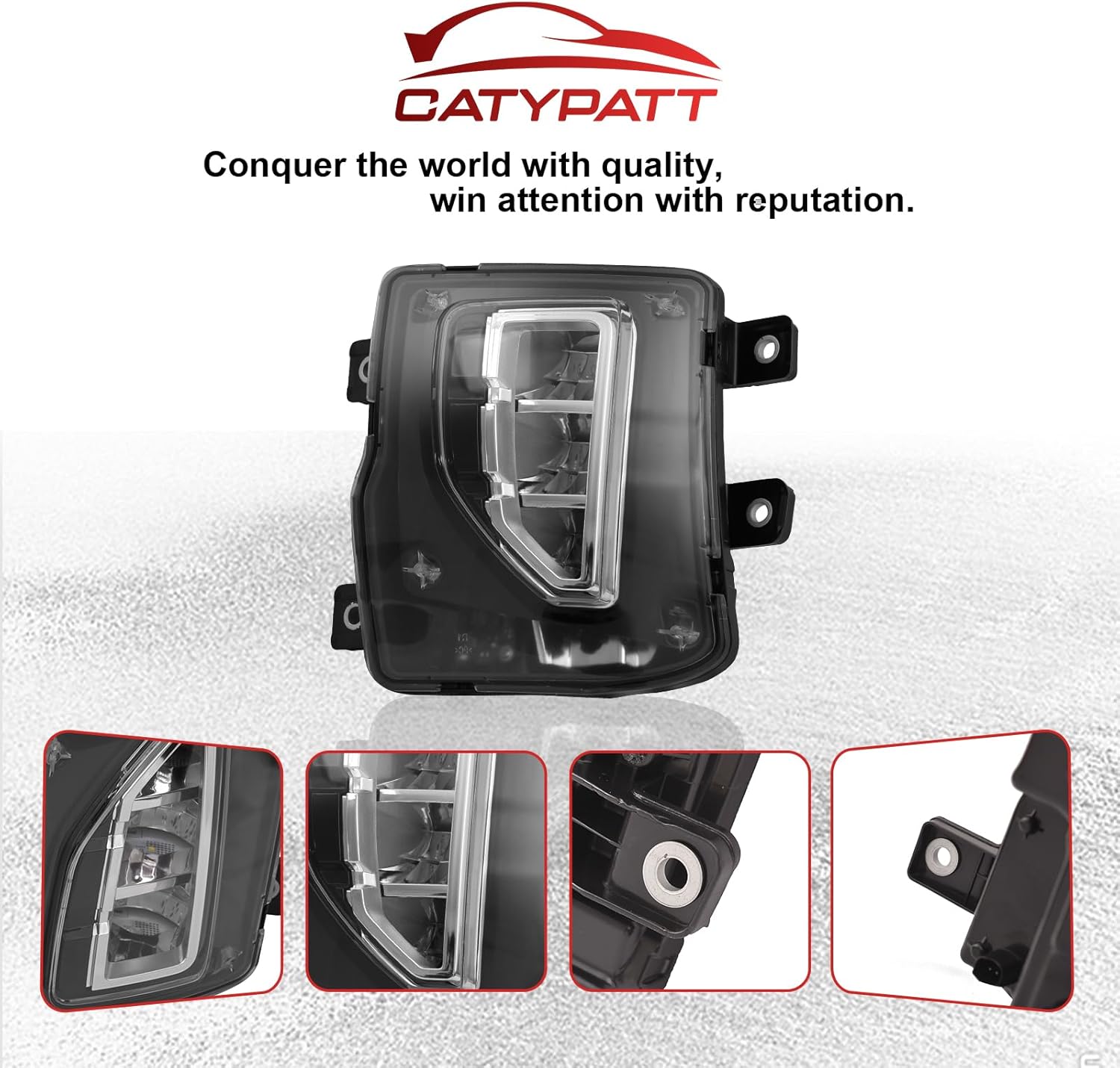 GM2592315 Front Bumper Fog Halogen Light Left Driver Side Enhance visibility for 2016 2017 2018 CHEVROLET SILVERADO 84000614 GM2593315