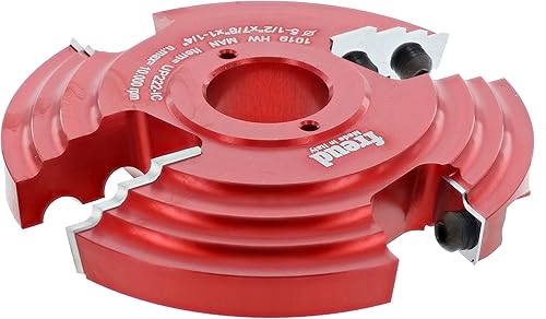 Freud 5-12" (diámetro) 2+2 Diseño Avanzado Panel Elevado Insertar Cortador Shaper para 34" Stock con orificio de 1-14" (UP222-IC)