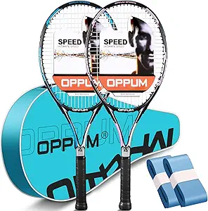 OPPUM 27-inch tennis racket set for adults