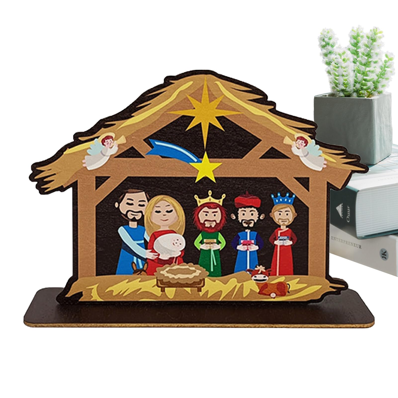クリスマスオーナメント 降誕置物 室内 用 キリスト 降誕 セット