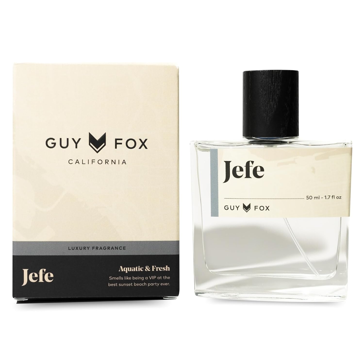 GUY FOX Jefe Cologne For Men Mandarin Orange, Sea