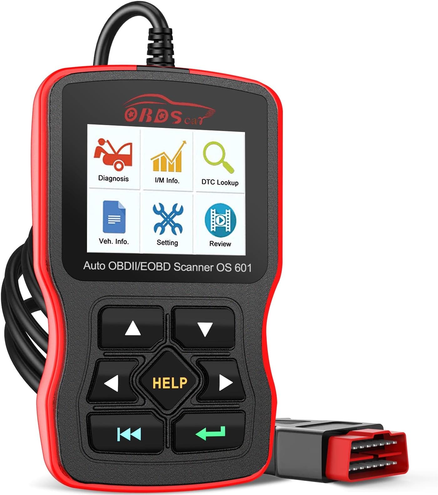 OS601 OBD2 Scanner Diagnostic Tool Code Reader Engine Fault Scan Tool for OBD-II Cars Since 1996