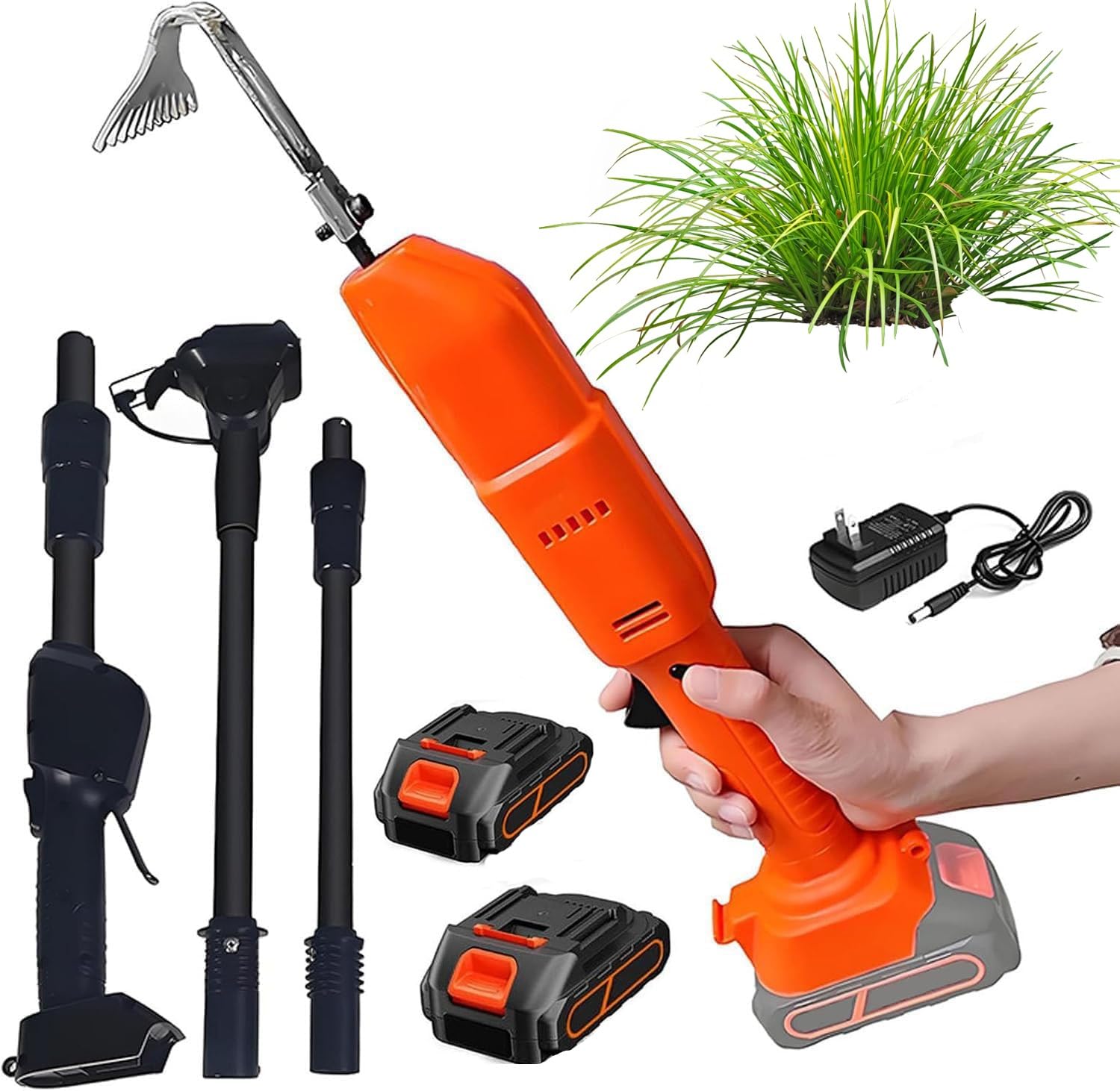 Outil de jardinage 2 en 1 électrique pour désherber sans effort et aérer le sol argileux
