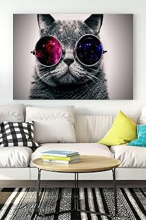 Postermanya (pster16491) Kedi Eğlenceli Mizahi Kanvas Tablo 40 x 60