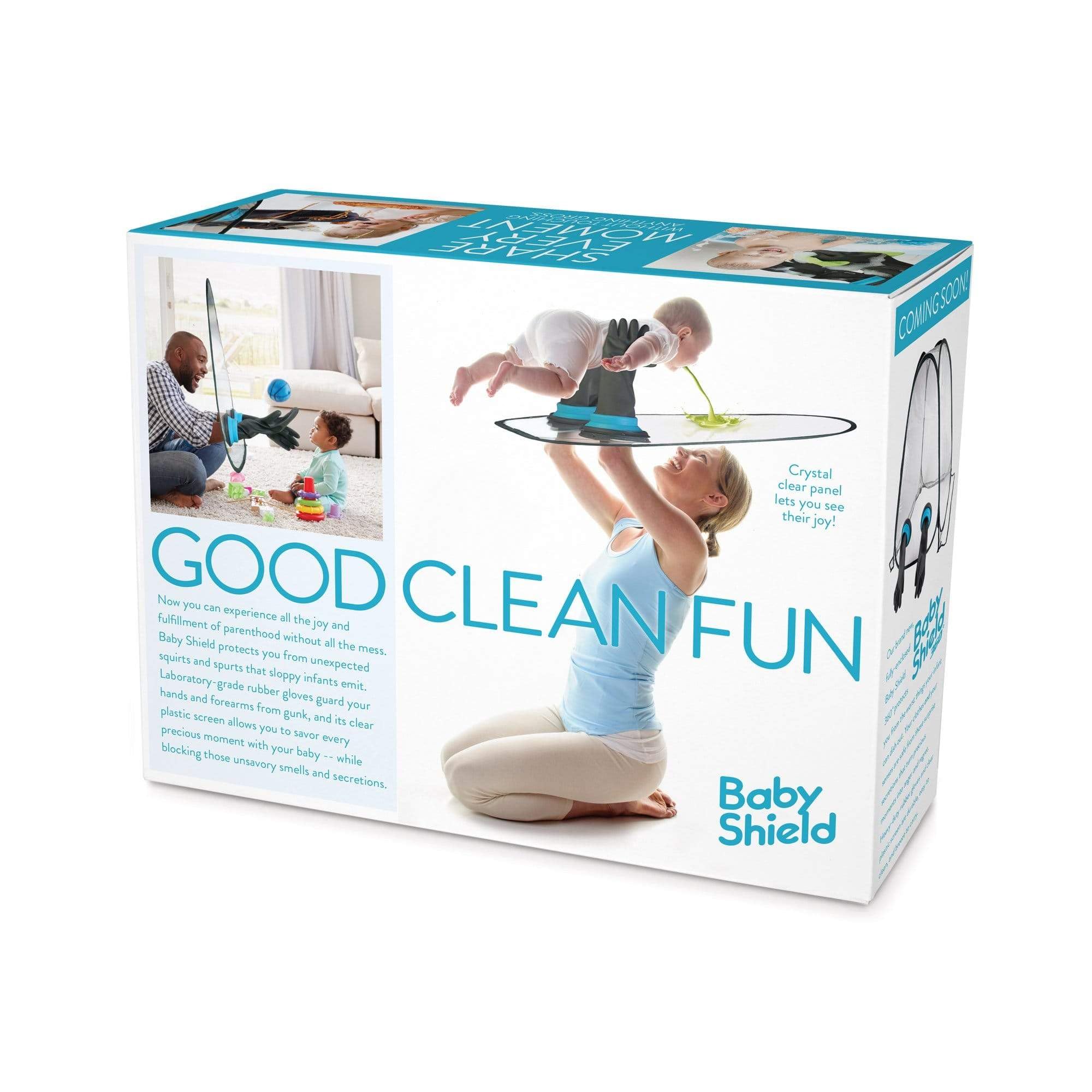 Prank-O Baby Shield Prank Gift Box – Funny Empty Gag Gift Packaging for White Elephant, Christmas & Office Parties, Hilarious Joke Gift Box to Hide Real Presents for Friends & Family