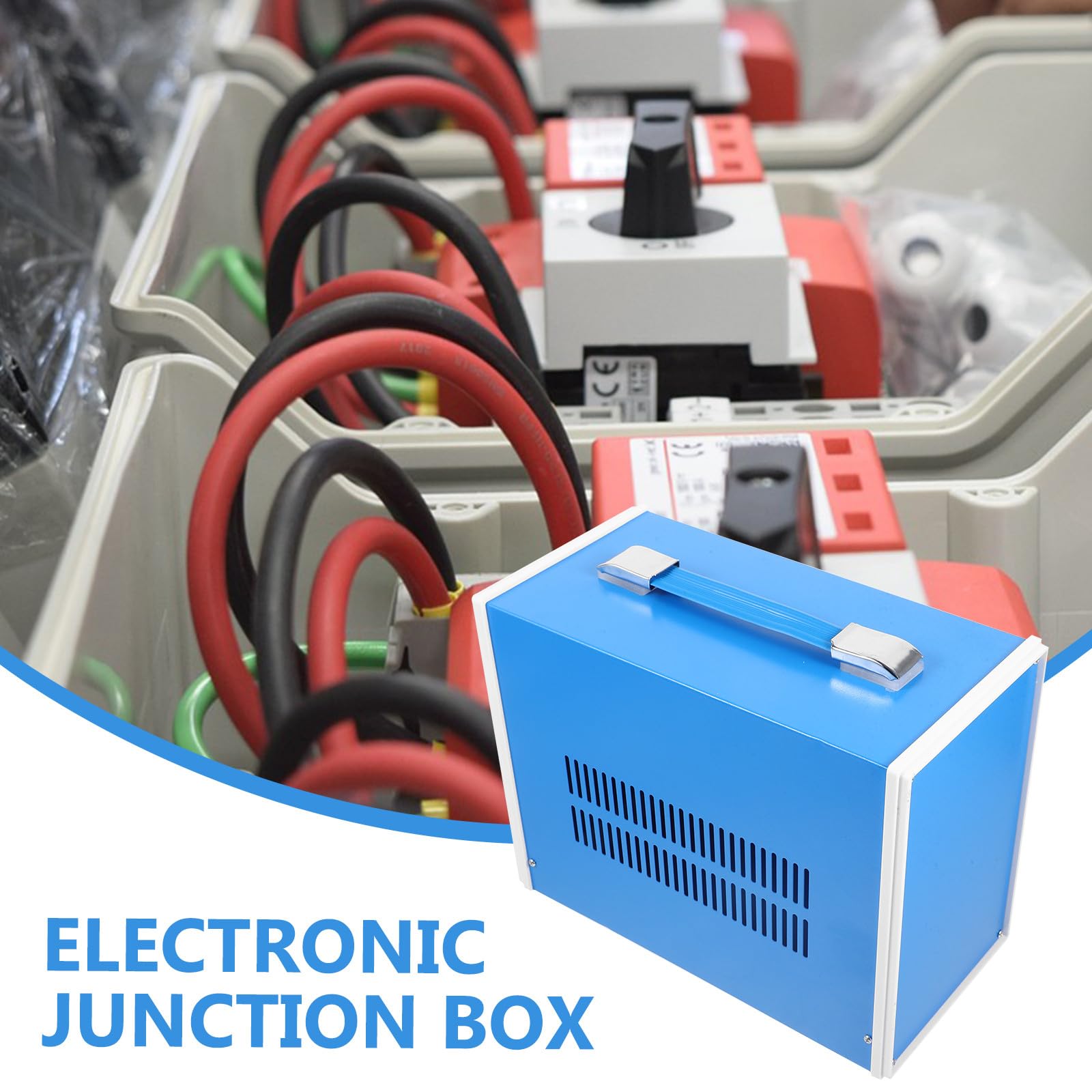 Caja Metálica para Electrónica DIY Disco Fijo para Montaje Rápido en Paredes y Techos, Caja de Conexiones para Proyectos Eléctricos en Interiores