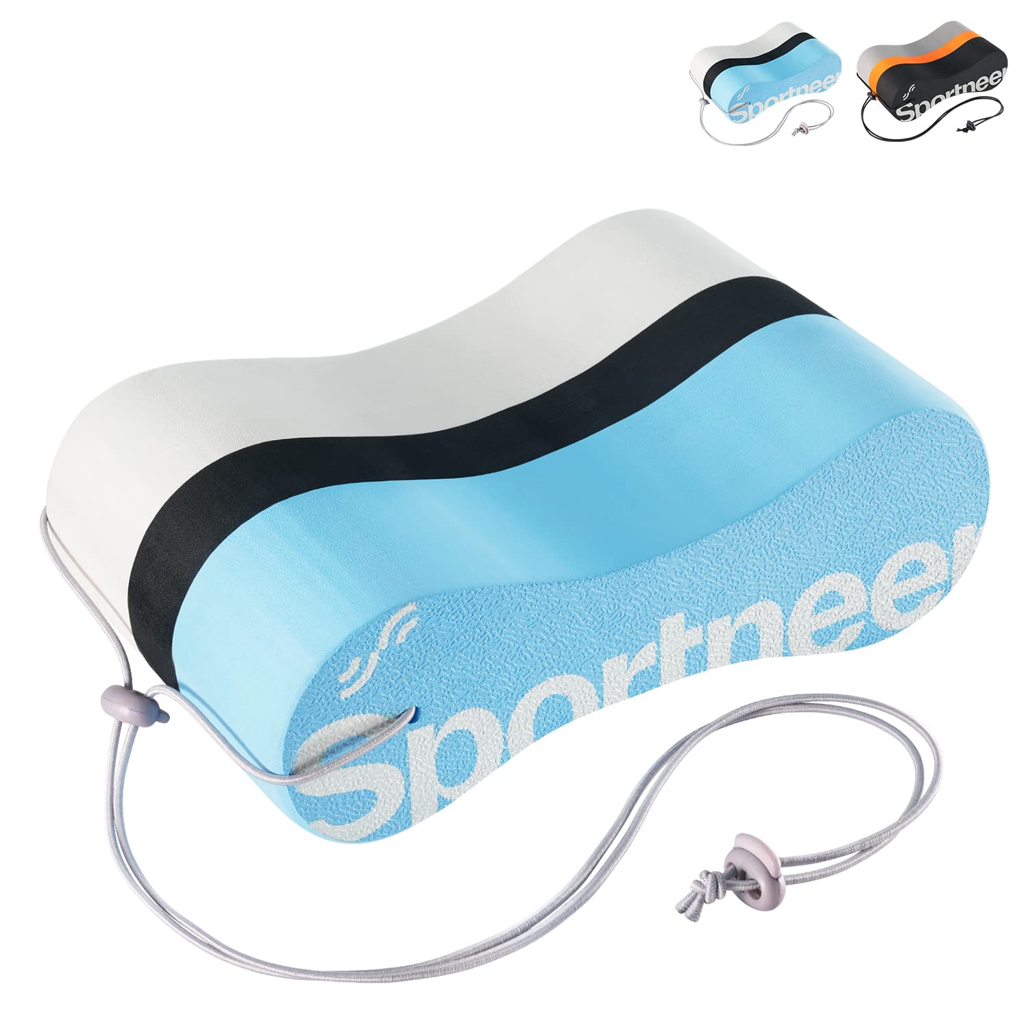 Pull Buoy Swim Training Aid: Sportneer Pull Float Foam Leg Float with Portable Rope Swimming Pool Training Aid Swim Kickboard for Leg Hip Support Adults and Beginners Water Aerobics Exercise Equipment