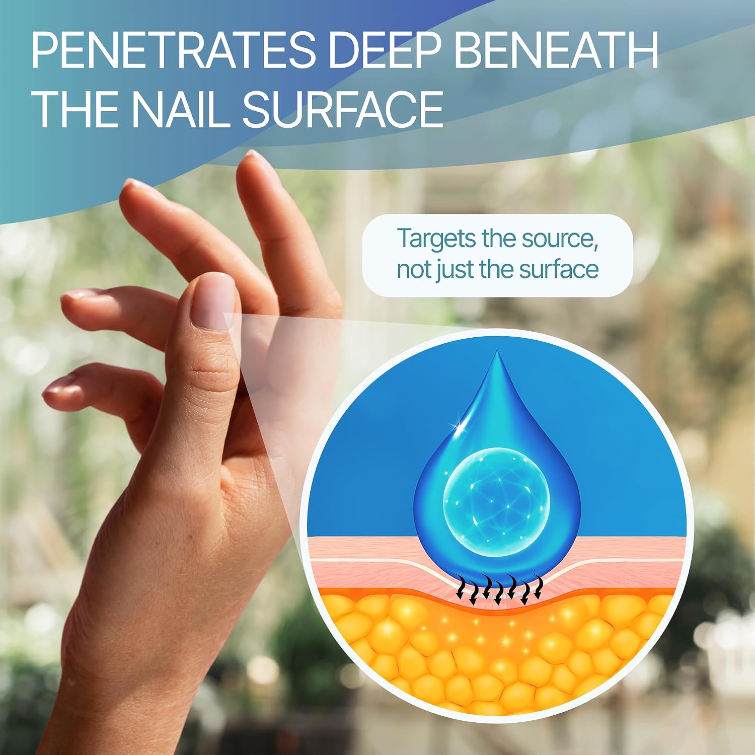 Nail Therapy – Triple Clear HF Nail Strengthener Oil with Nano Technology – Oil for Nails and Cuticles – Plant-Based Formula for Dry Nails Treatment and Cuticle Care Products image 3