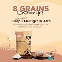 Two Brothers Khapli Multigrain Atta (1kg)| 8 Super Grains Flour Mix, Diabetic Friendly |High Fibre & High Protein | Low GI Atta | Khapli, Jowar, Jau, Ragi, Soybean, Kulthi, Chana, Alsi gallery image