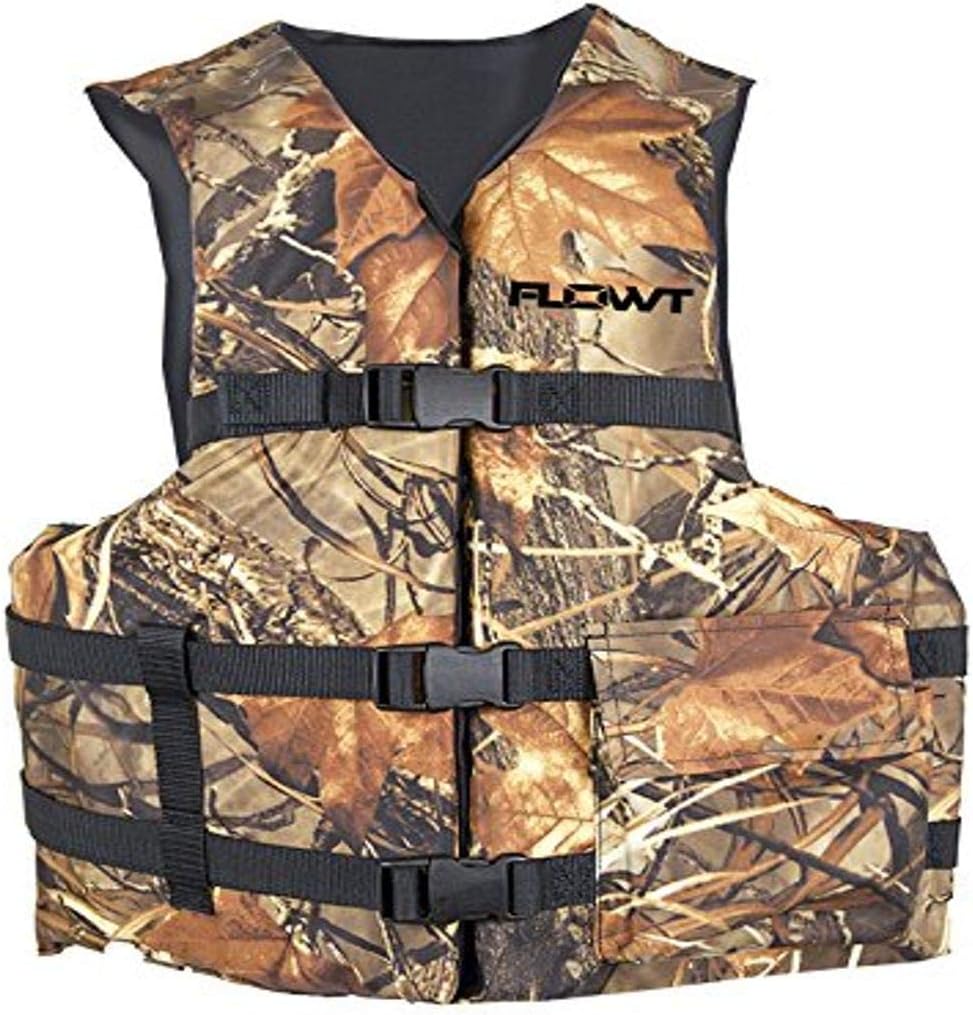 Flowt Fishing Angler Life Vest - USCG Approved Type III PFD