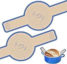 Silicone Bread Sling for Dutch Oven, Silicone Sourdough Baking Sling Non-Stick & Easy Transfer, Sourdough Mat for Bread Baking Supplies - 2PCS