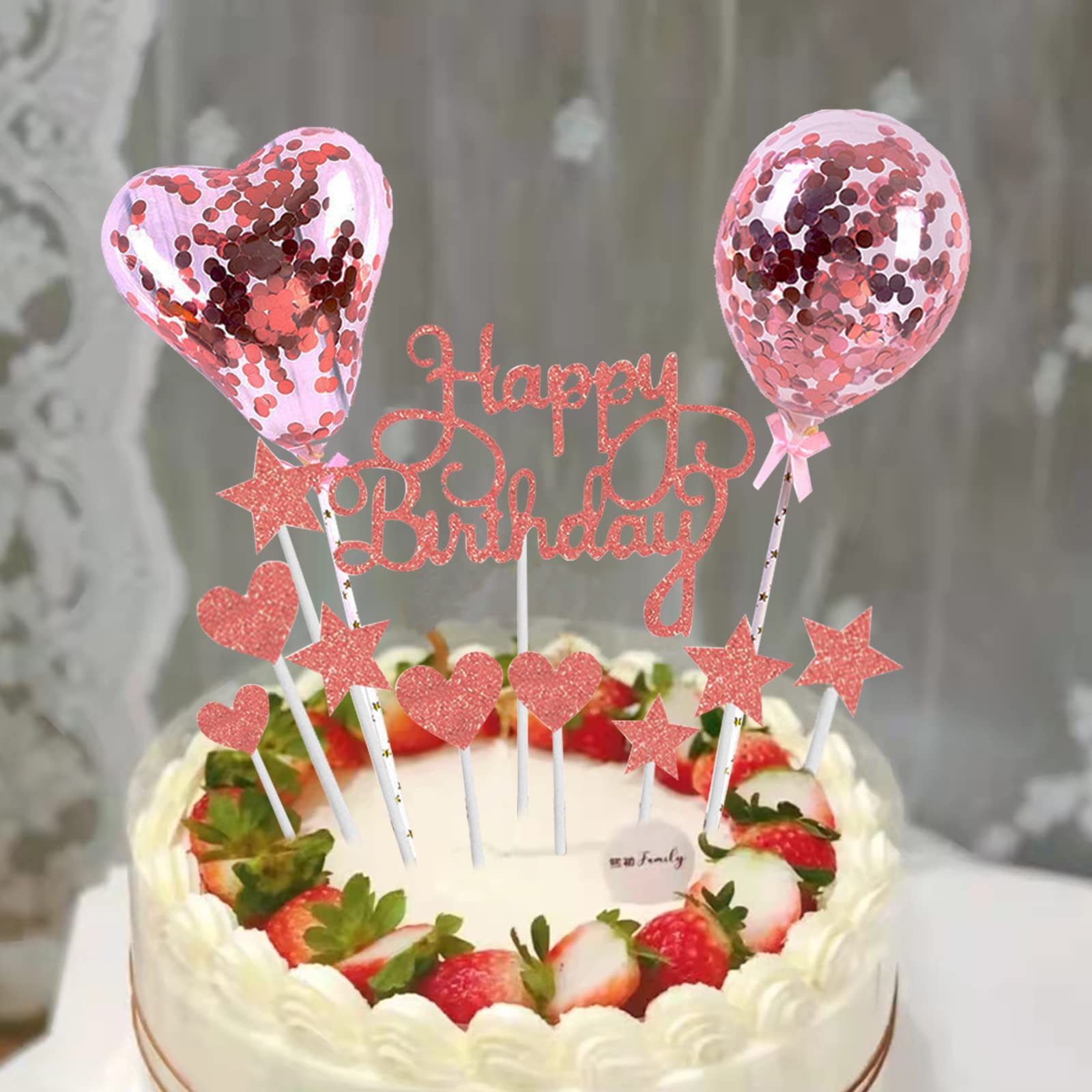 Amazon.co.jp: ケーキトッパー 誕生日ケーキ 飾り ケーキ