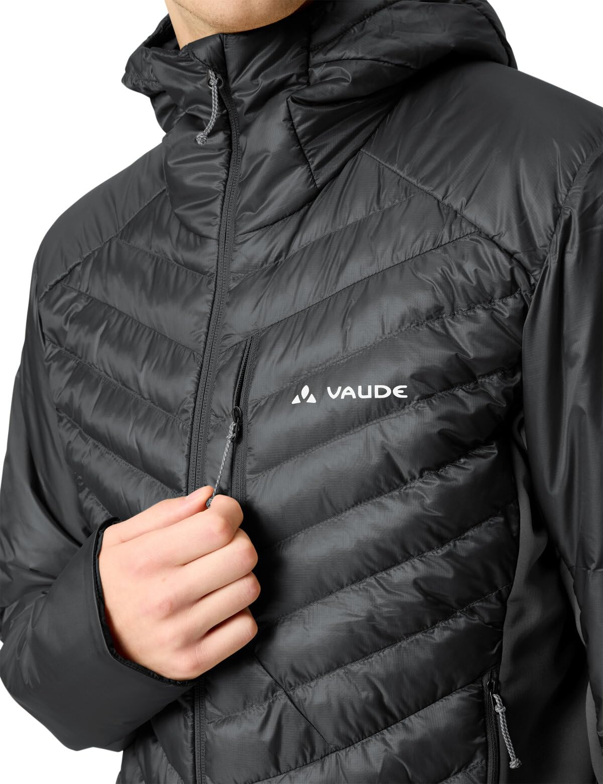 VAUDE Giacca isolante da uomo Sesvenna Pro Jacket III, in fibra sintetica leggera, per sci e escursioni in montagna, struttura ibrida per prestazioni termiche ottimali