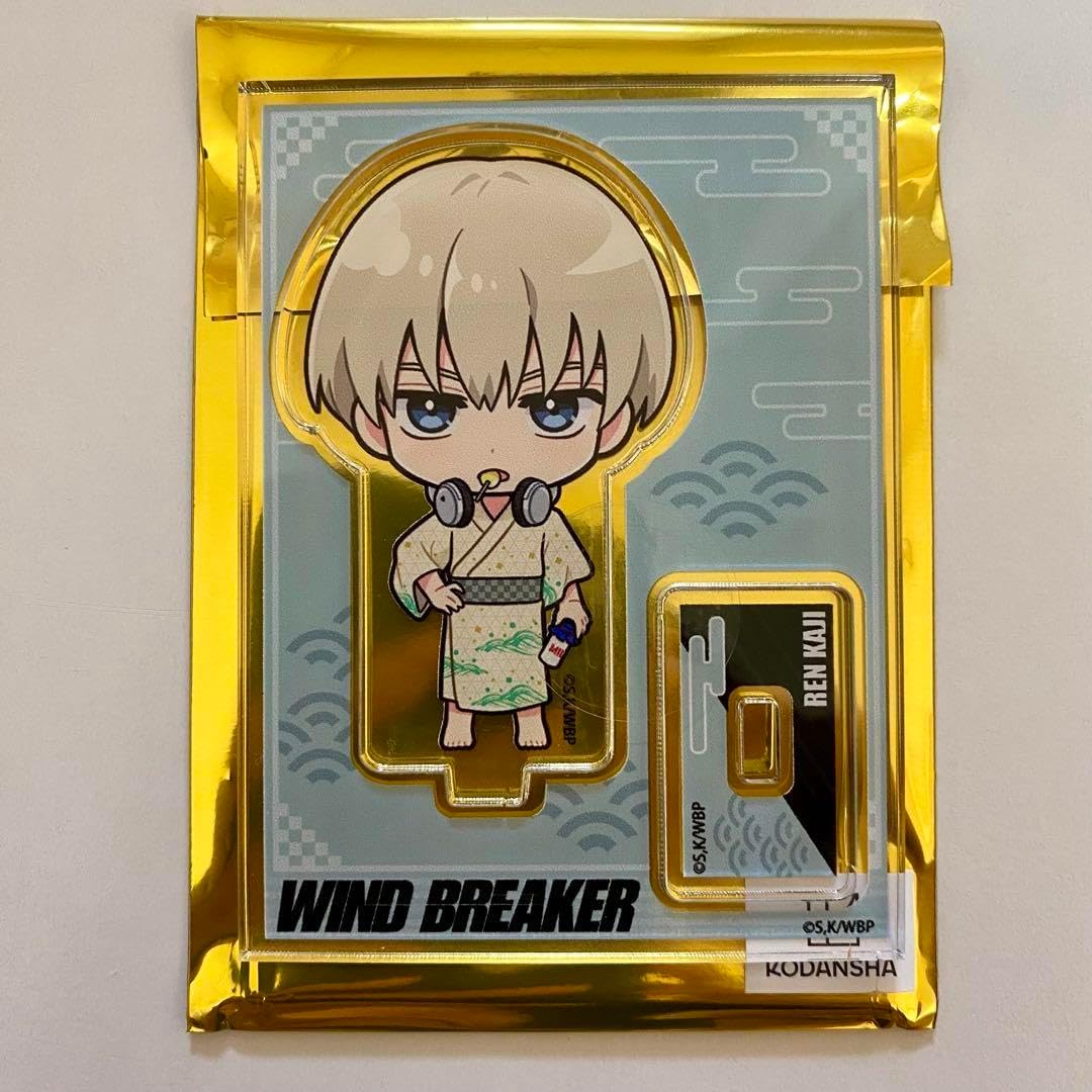 ウィンドブレイカー 極楽湯 楽スパ 梶蓮 ミニアクリルスタンド