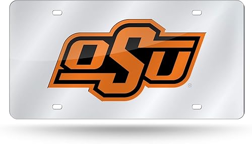 Miniatura 998 de Rico Industries Placa de matrícula de metal con incrustaciones láser de Florida Gators de la NCAA plateado,Alternativo,Negro -,Negro/Plata,Azul,azul