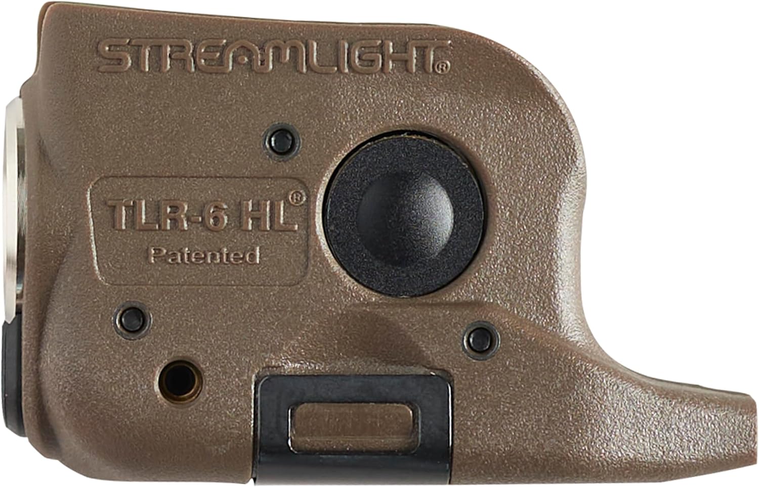 Streamlight 69351 TLR-6 HL G 300-Lumen Rechargeable Tactical Weapon Light with Integrated Green Aiming Laser Designed Exclusively and Solely for Glock 42/43 & 43X/48 Non-Railed, Flat Earth Brown