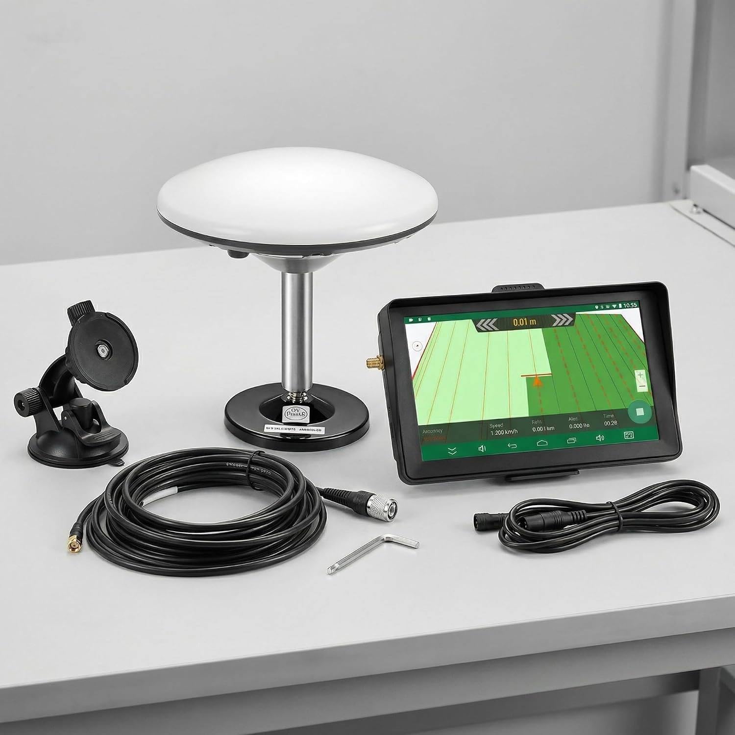 Navegador Agrícola GNSS para Tractor Guiado GPS Alta Precisión 9in