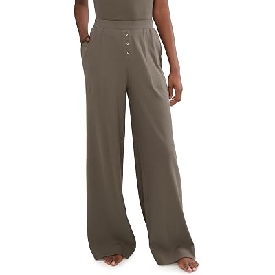 Брюки PACT Dream Rib Wide Leg Lounge Pants