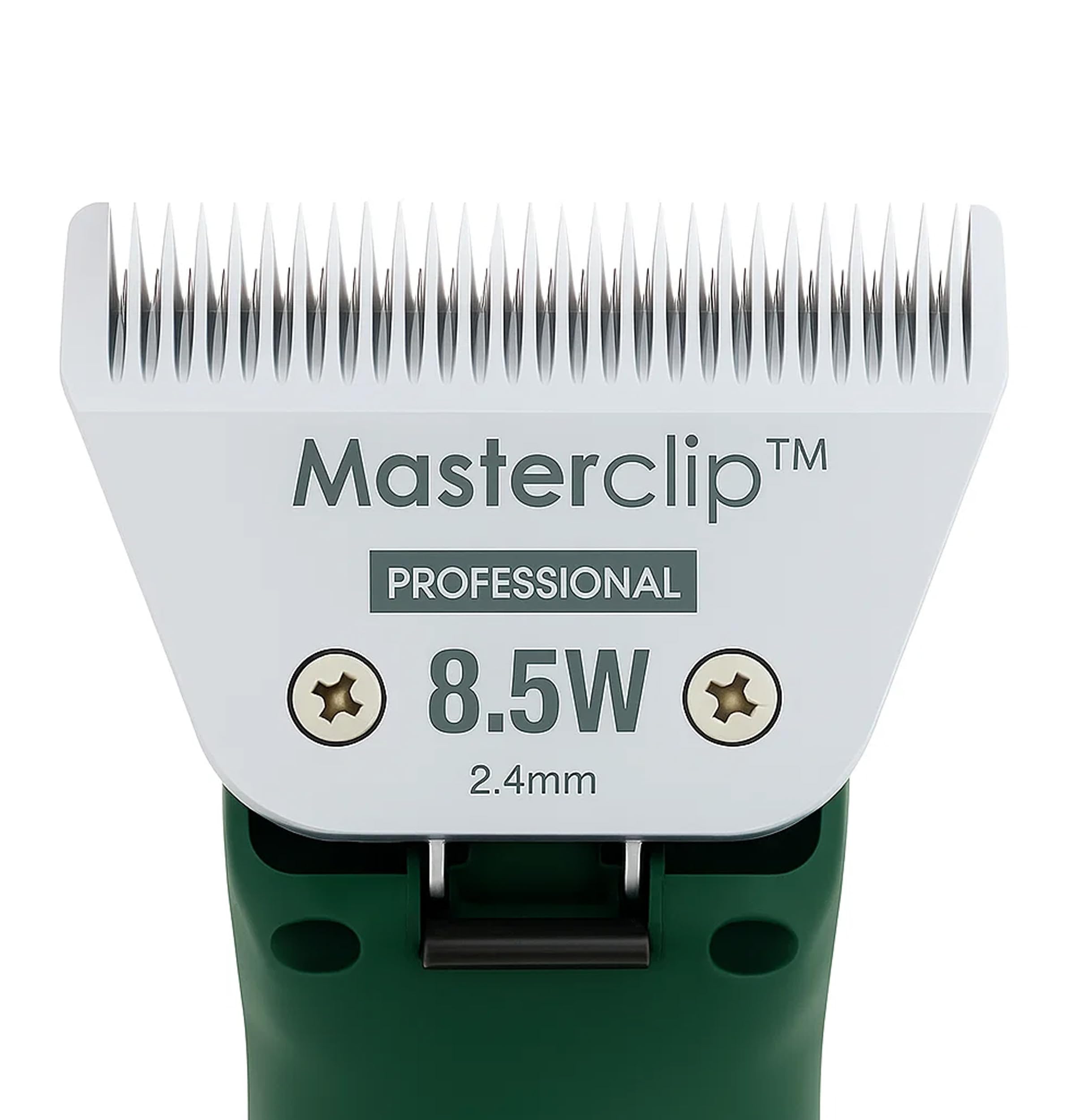 8,5 W 2,4 mm mittel/fein leichte Scherklingen für Pferde, erhältlich in grob, mittel, fein, superfein (A5 Breitkörperklinge)