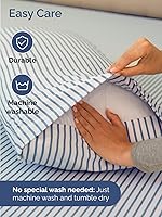 Vista 15 de Extra Deep Pocket Split King Sheets - 5 Piece Breathable & Cooling Bed Sheets - Hotel Luxury Bed Sheet Set - Soft, Wrinkle Free & Comfy - Easily