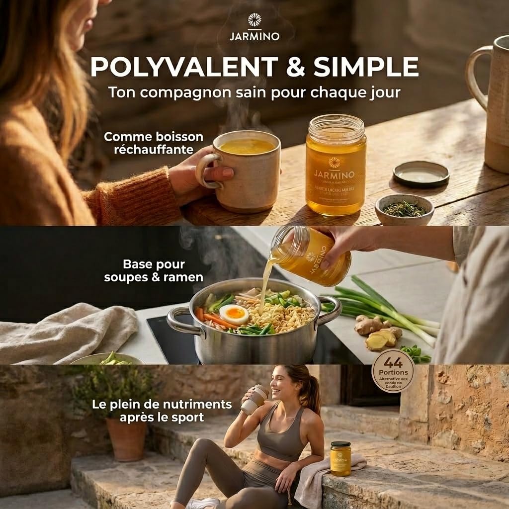 Bone broth: 6x 350ml bouillon de poulet bio