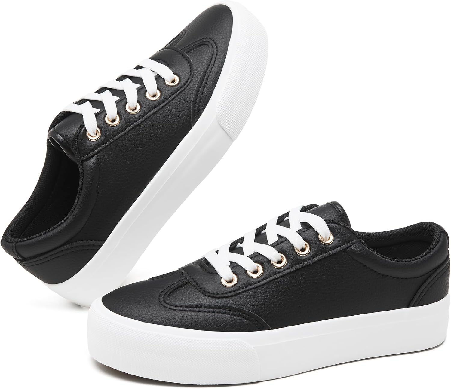 TUOPIN Women's Tennis Shoes - Comfortable Lace-Up Design