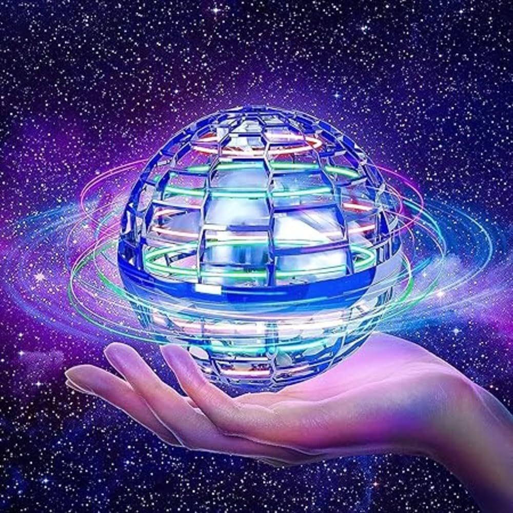 Flying Orb Ball Toy, Hover Ball Boomerang Fly Fidget Spinner, Indoor/Flying Orb Ball Toy,Cool Toys Gifts for 6 to12+ Years Old boy Girls Teens,Hand Mini Drone Cosmic Globe,Outdoor Toys