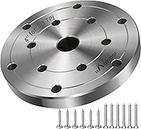 Vista 42 de Placa frontal de torno de madera de acero de 2 pulgadas, placa frontal para torno de madera, placa frontal de torno apta para husillo de 1 pulgada x