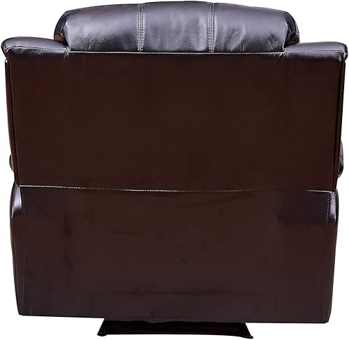 Miniatura 58 de Betsy Furniture 8018 - Juego de sillón reclinable de cuero reconstituido, para sala, sofá reclinable, sofá de dos piezas y sillón de cuero