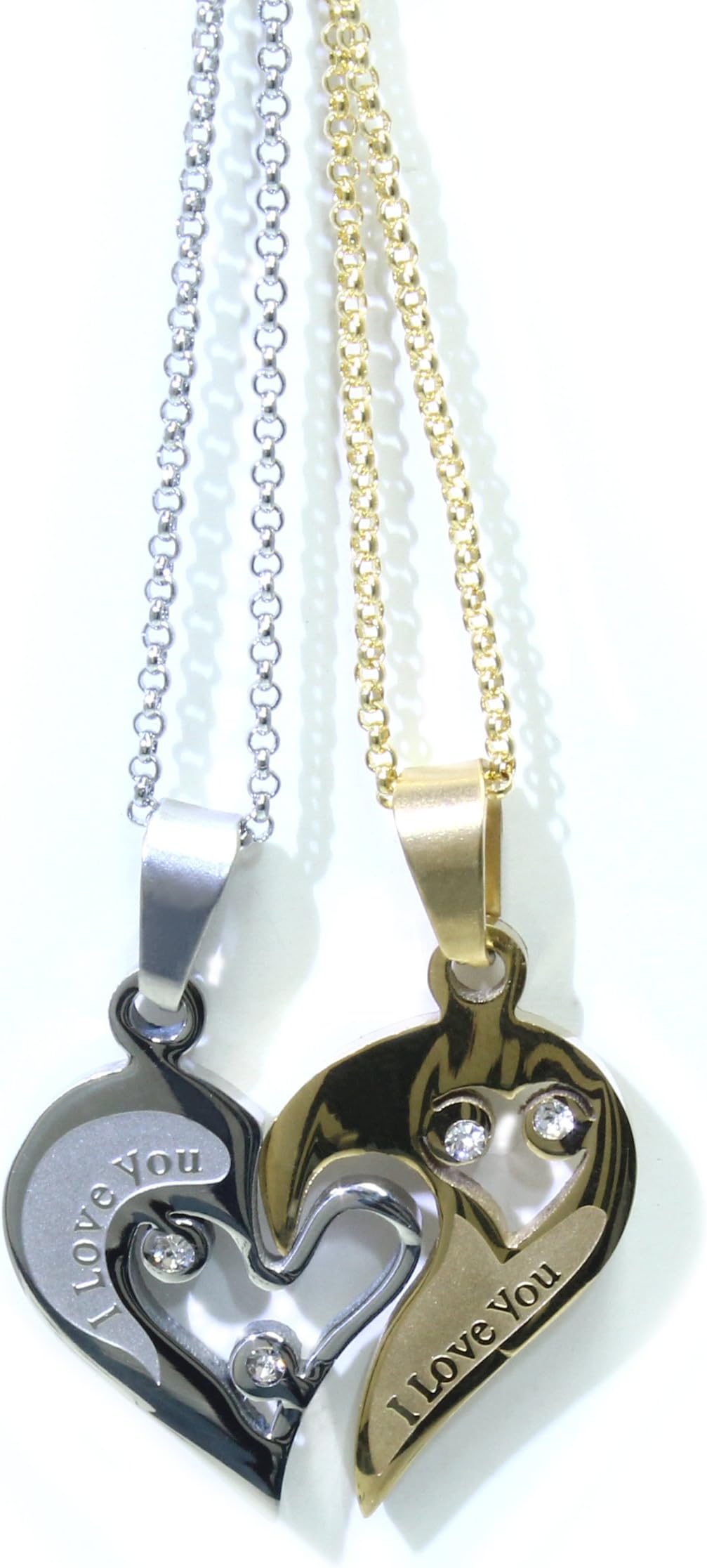 BG247His & Hers Matching Couple Necklaces