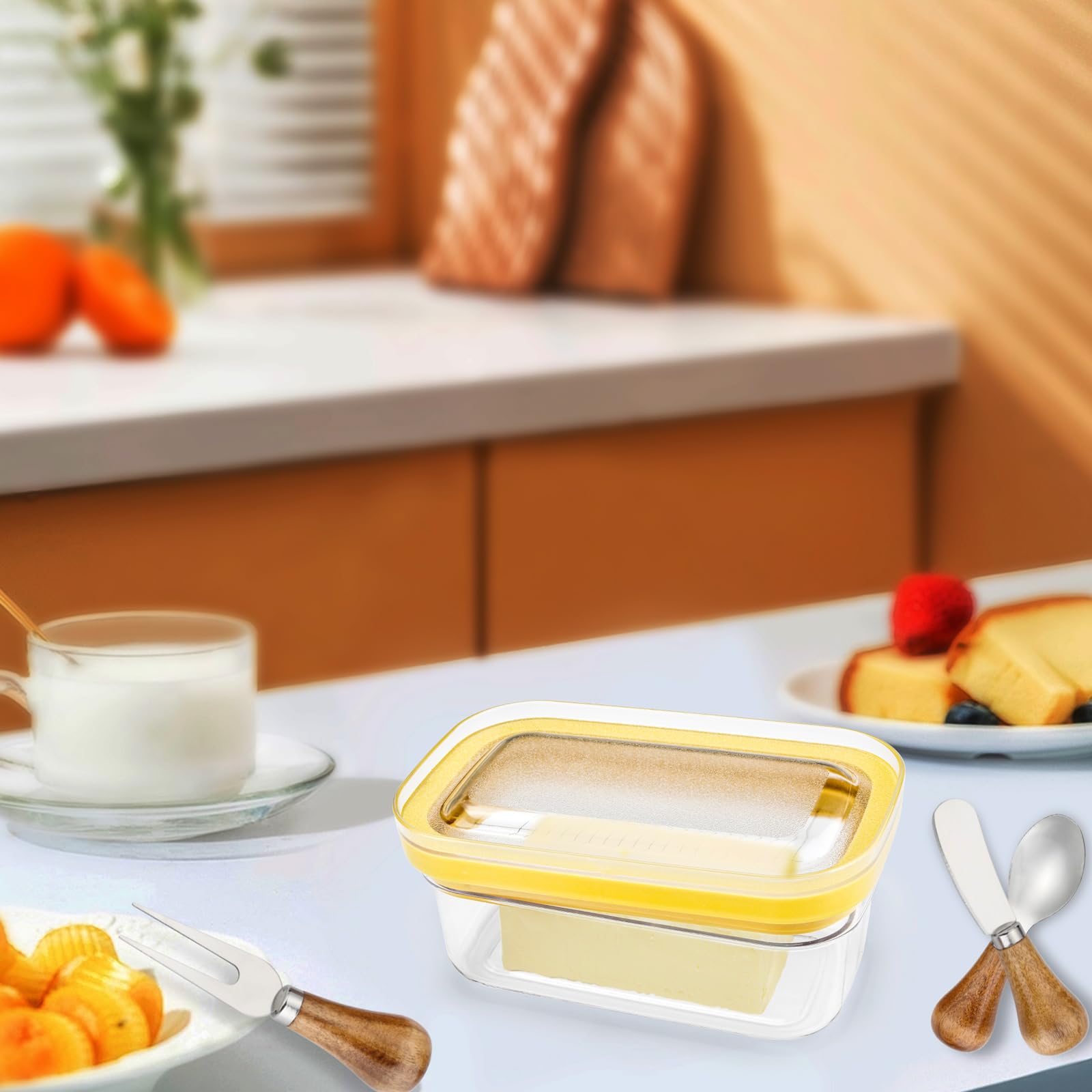 Butter Cutter Slicer Single Stick 2 IN 1 BUTTER SLICER CONTAINER BUTTER ...