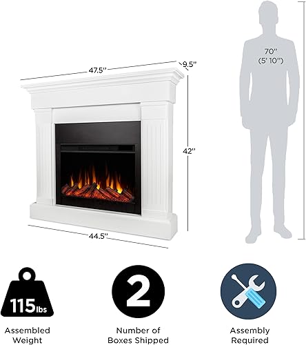 Miniatura 4 de Real Flame chimenea eléctrica roble de castaña