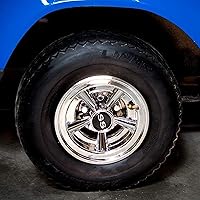 Vista 1 de 4 x 8 tapas de cubo de carrito de golf, cromadas, diseño universal compatible con EZGO, Club Car, Yamaha