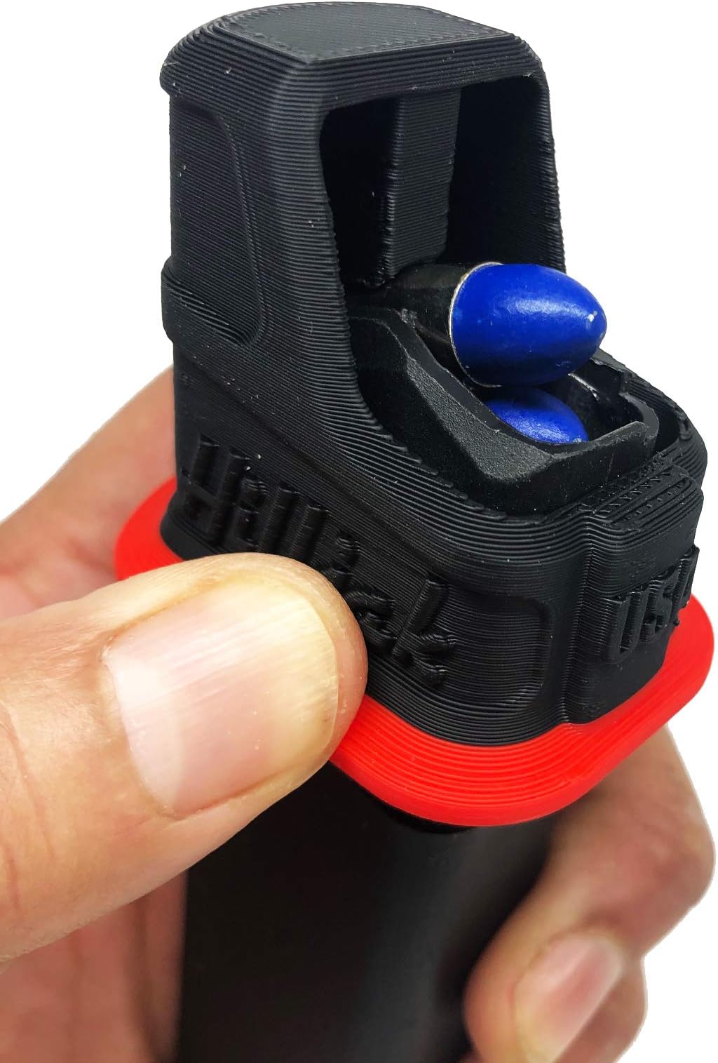 Magazine Speed Loader Designed to fit Sig Sauer P250 P320, Springfield XD, XDM, XD Mod 2, FN 509, FNS-9; HK VP9, P30 9mm Double-Stack Magazines, QL9 2.0 Red Stripe