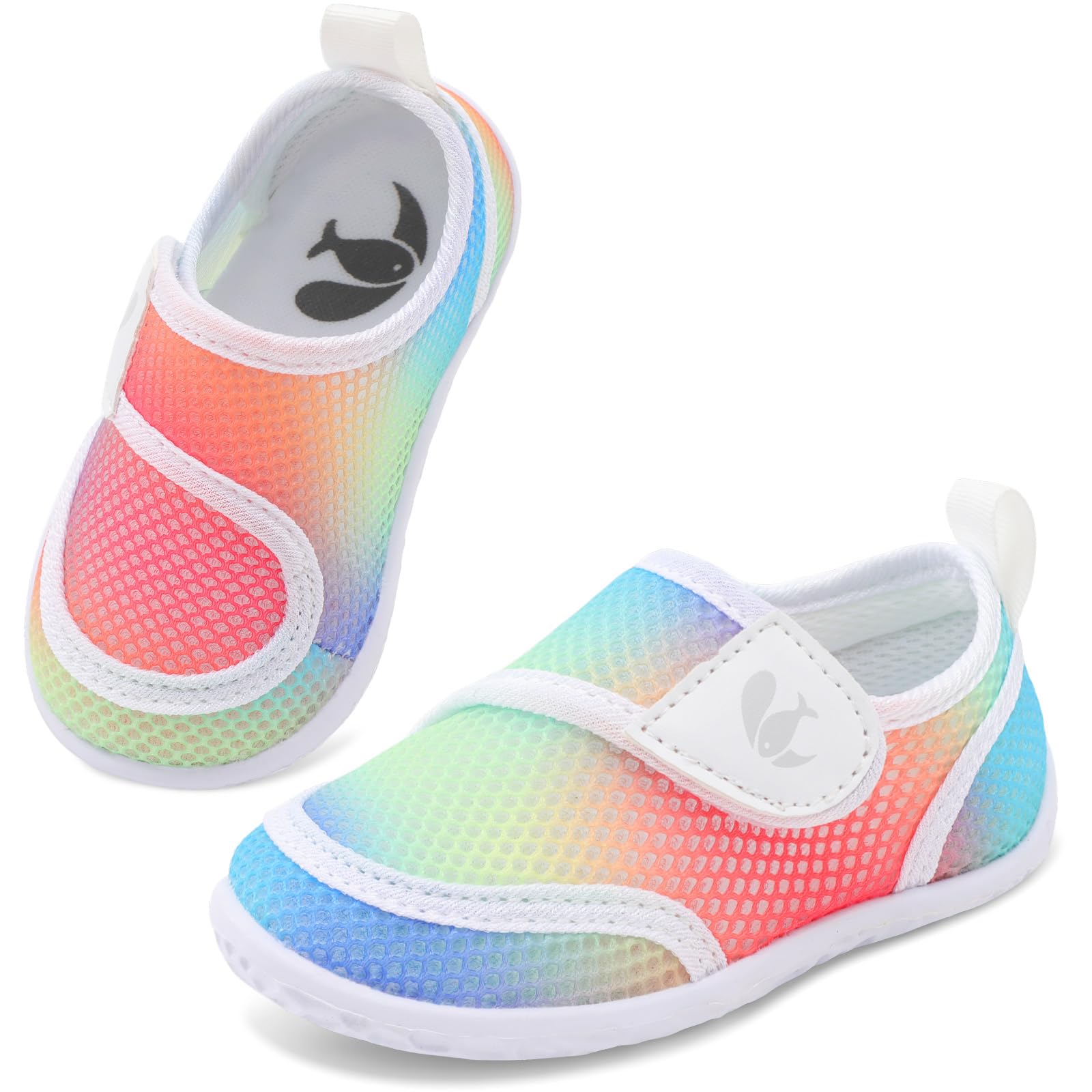 FEETCITY Toddler Water Shoes Boys Girls Swim Shoes Quick Dry Kids Aqua Socks Barefoot for Beach Swimming Pool