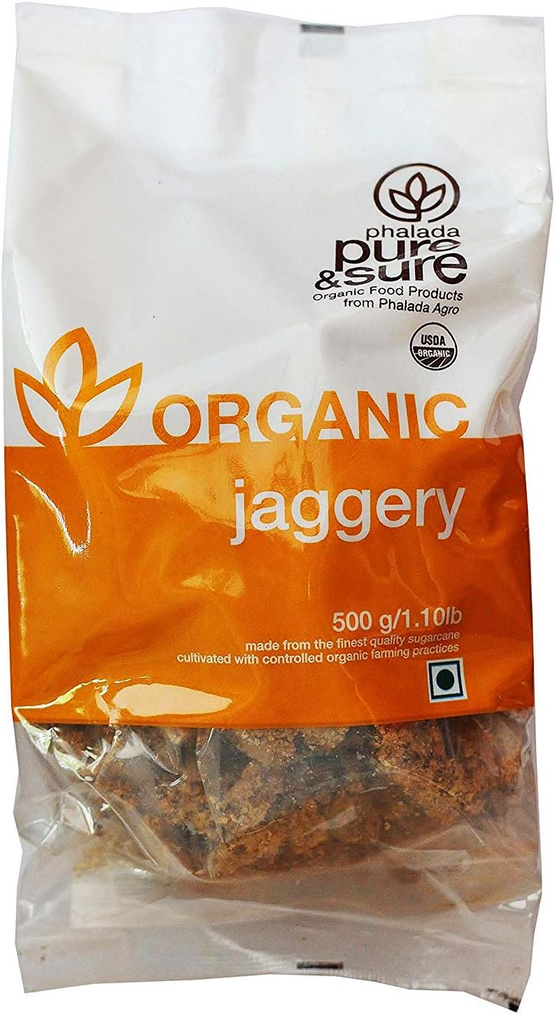 Pure & Sure Indian Product Organic Jaggery, 500 g