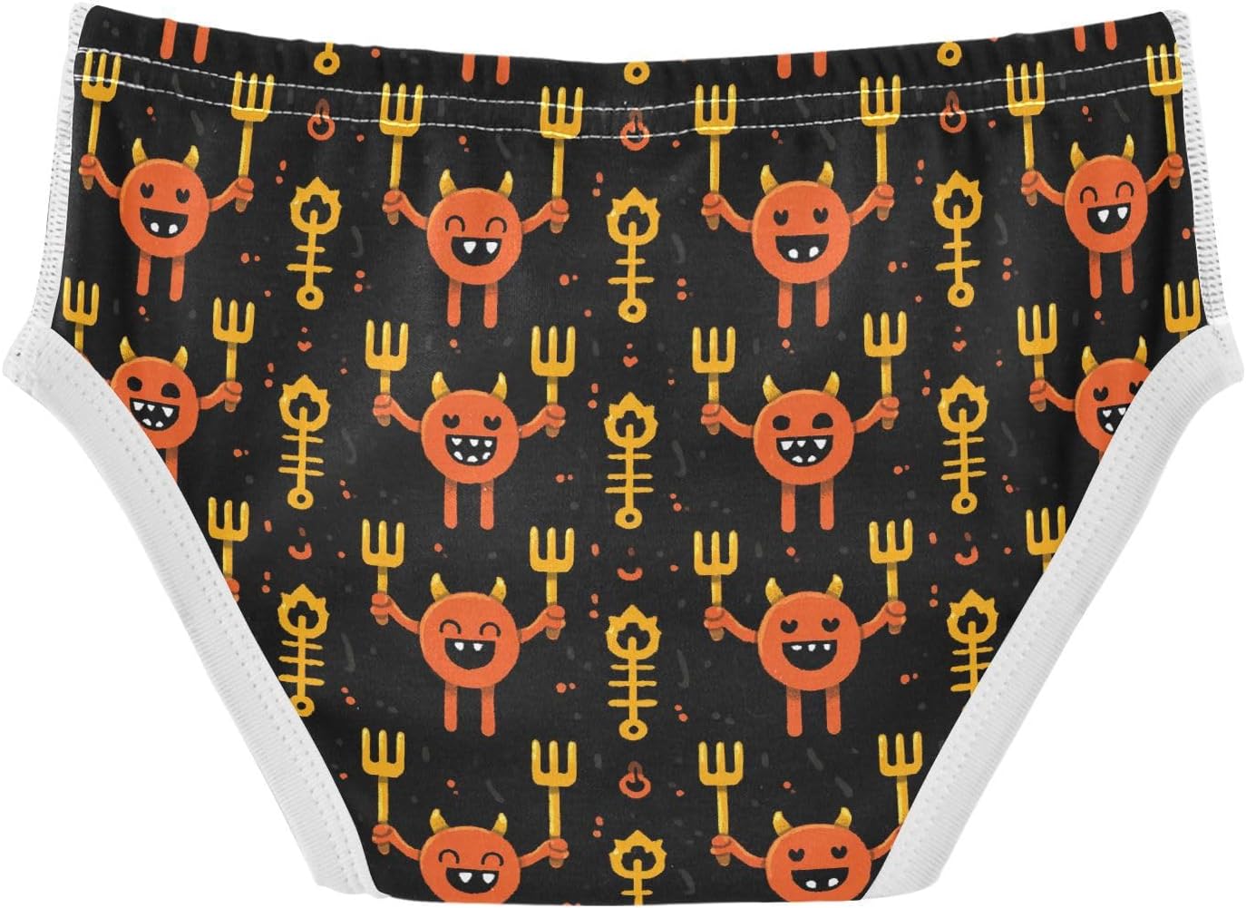 visesunny Boys Training Underwear Fork Evil Breathe Cotton Potty Briefs Size 2T-8Y for Toddler