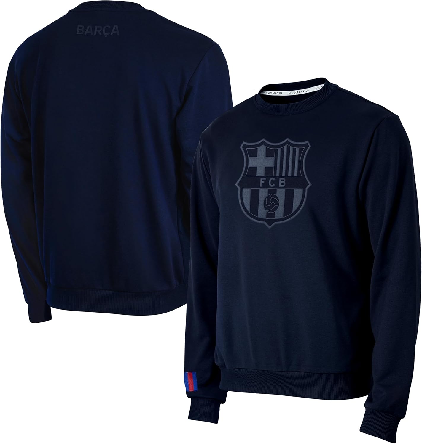 Icon Sports Official FC Barcelona Soccer Crew Neck - Unisex Adult - Image 2