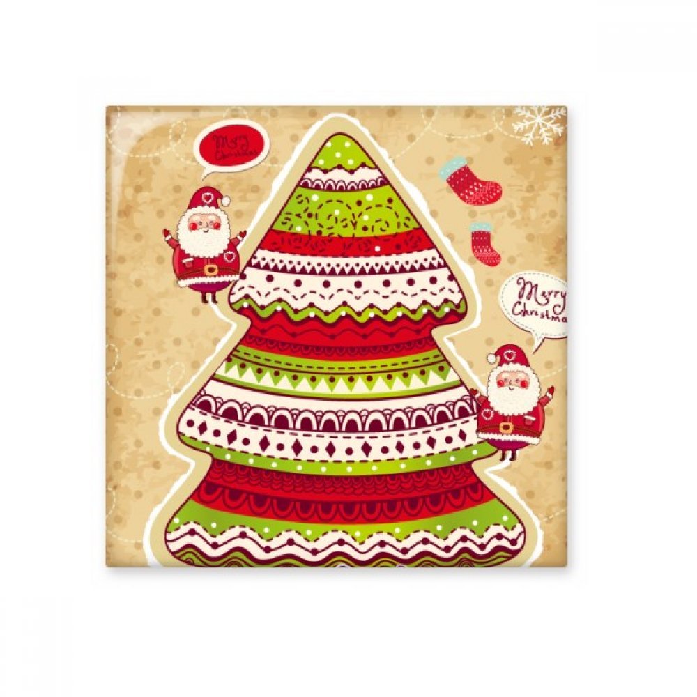 Cadeau en céramique Bisque motif sapin au design raffiné
