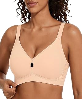 Avidlove Jelly Bras for Women No Underwire Seamless Bralette Teardrop Cutout Full Coverage T-Shirt Bra with Velvet Trim - Amazon product rated Grade A