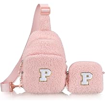 Initial Sling Bag Birthday Gift for Girls 3-12 Year Old