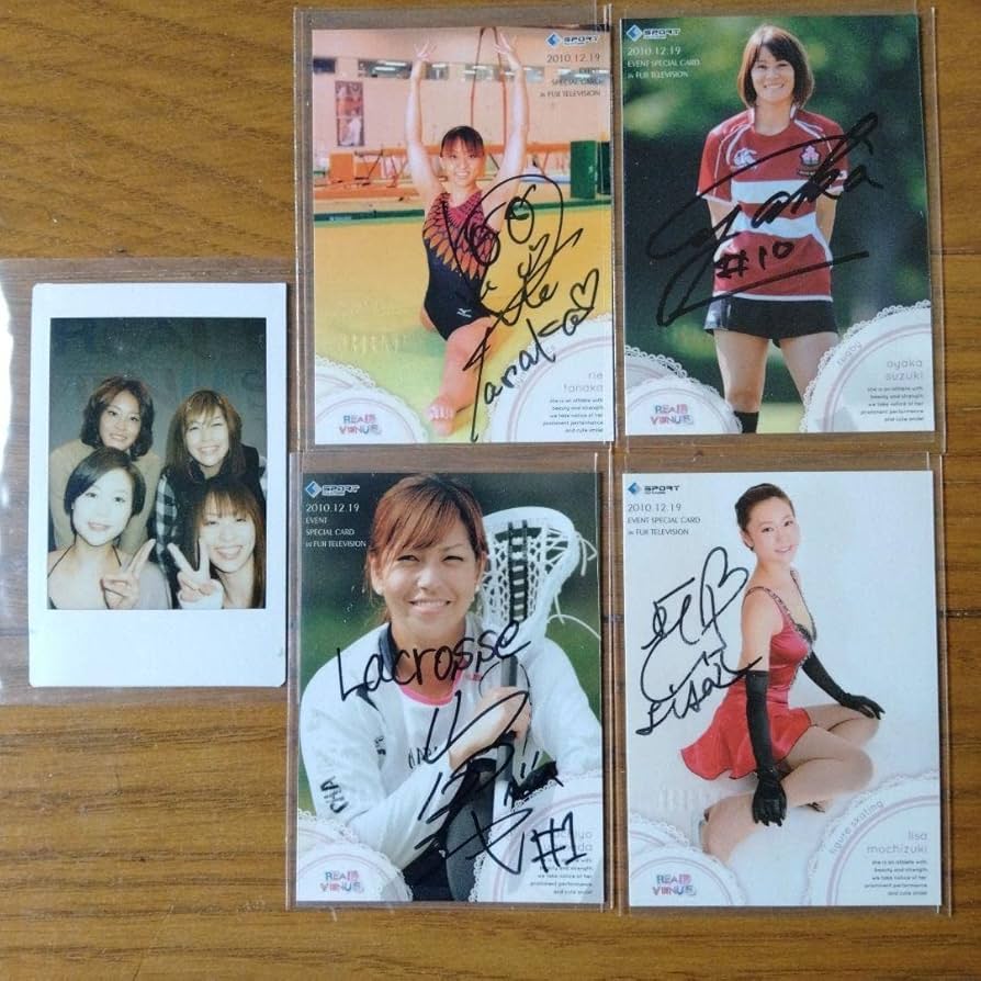 値下げしました★2010年リアルヴィーナス【チェキ＆直筆サインカード4枚セット】 値下げしました☆2010年リアルヴィーナス【チェキ＆直筆サインカード4