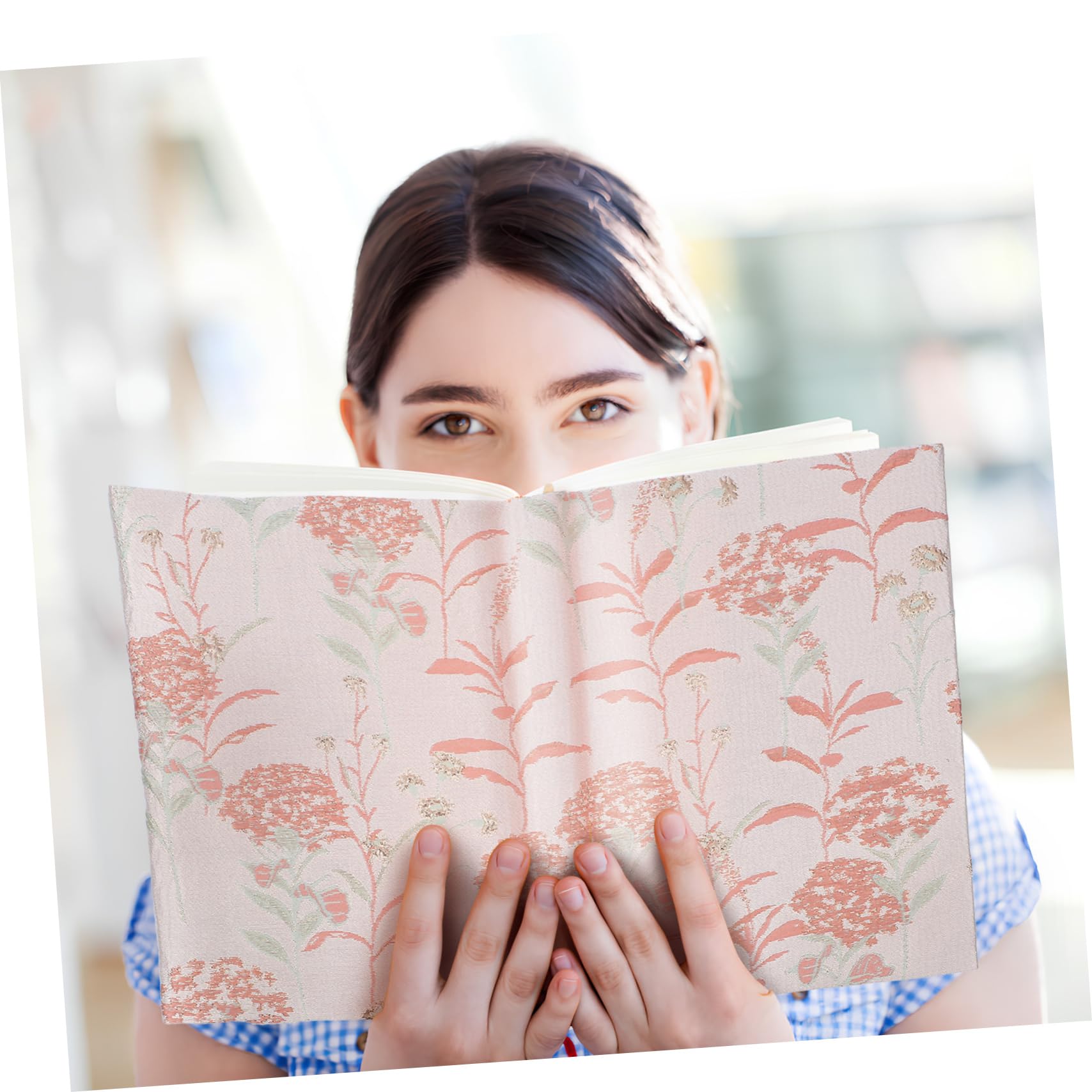 3piezas Cubierta De Tela Para Libros Diseño Estético Protector De Libros Funda De Scrapbook Incluye Marcapáginas y Protección Contra Daños