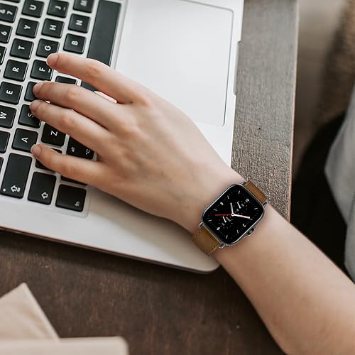 Miniatura 8 de Wanme Correas para Amazfit GTS 4  Mini  GTS 3  GTS2  2e  2 mini y Amazfit Bip 3 Pro  U Pro  Bip  Lite  S  S Lite  U Hombres o mujeres, correa de