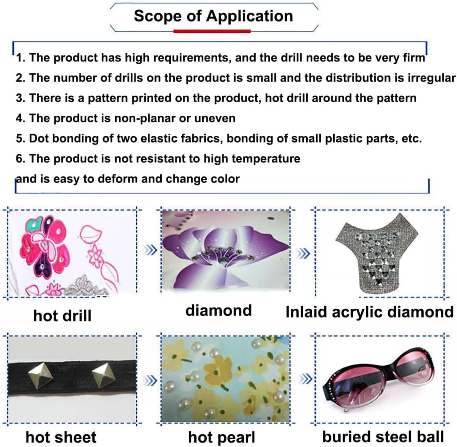 DIY Hotfix Rhinestone Applicator Tool, Electric Multifunctional Ultrasonic Diamond Setting Machine, 80Pcs/Min Rapid-Heating Hotfix Rhinestone Setter Kit for Shoes, T-Shirts, Greeting Cards
