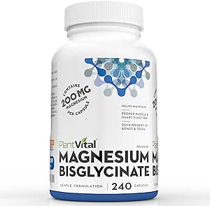 PlantVital Magnesium Glycinate 200mg Capsules