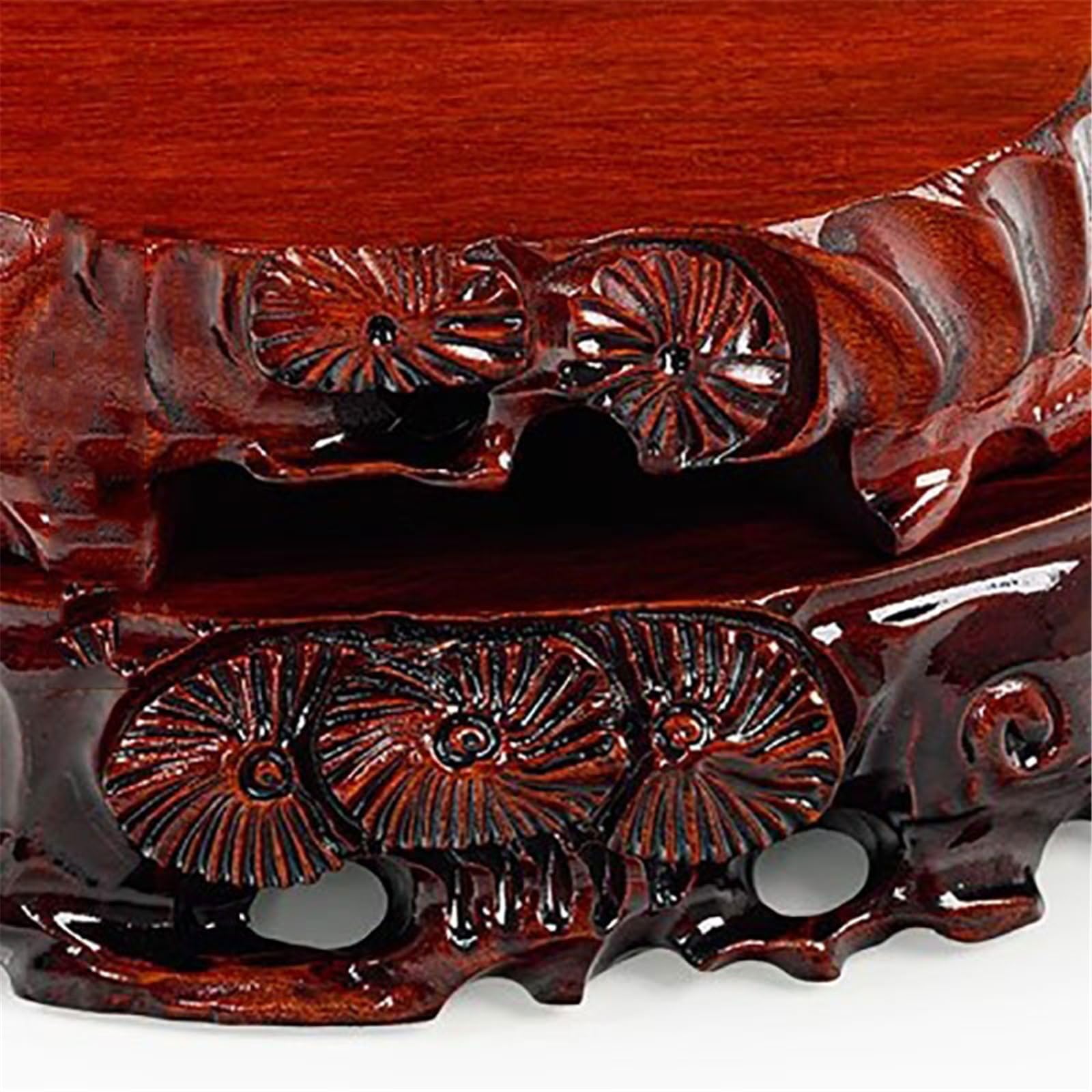 stół ekspozycyjny do bonsai Ażurowa rzeźba korzeniowa w wazonie z podstawą do bonsai i stojakiem na akwarium jadeitu stojak na doniczki(XL)